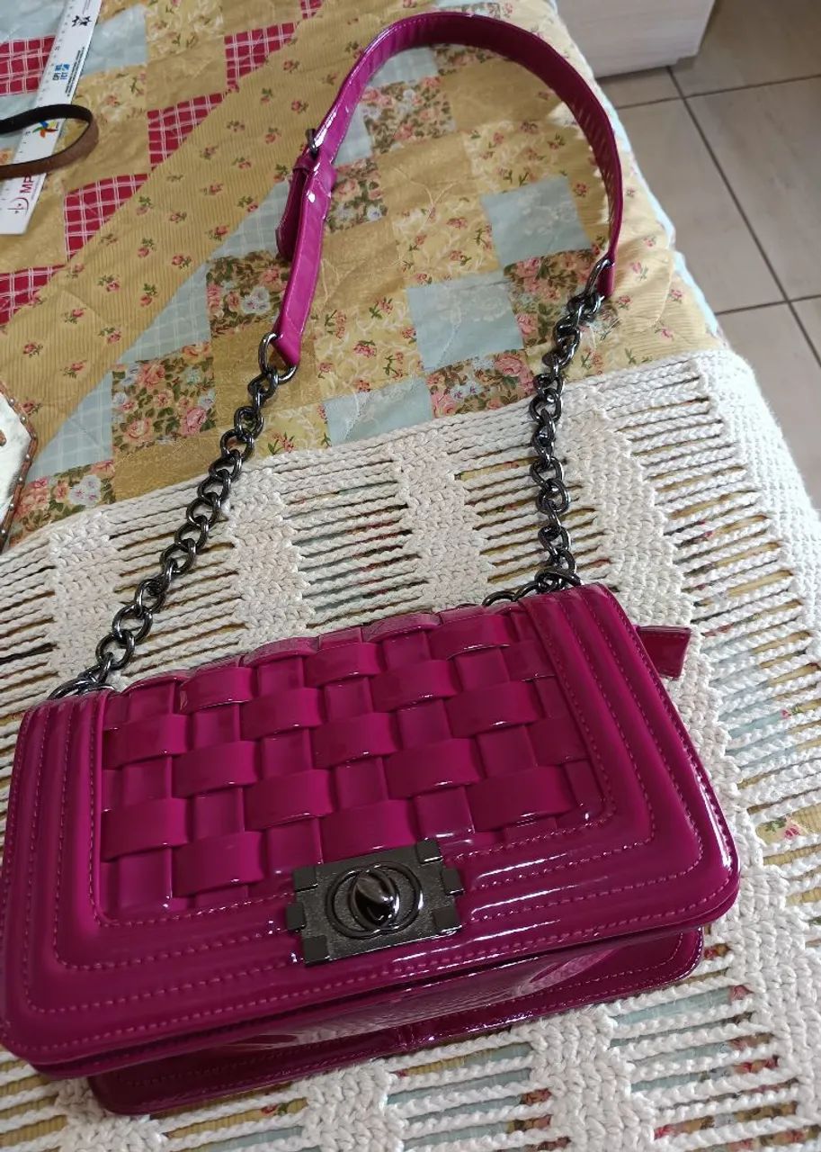 Bolsa feminina verniz  - Foto 2