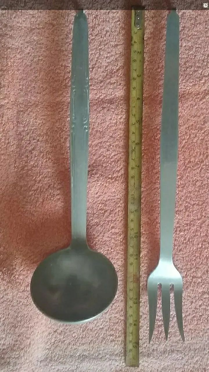  Talheres, Par Vintage e Raro para servir - Foto 3