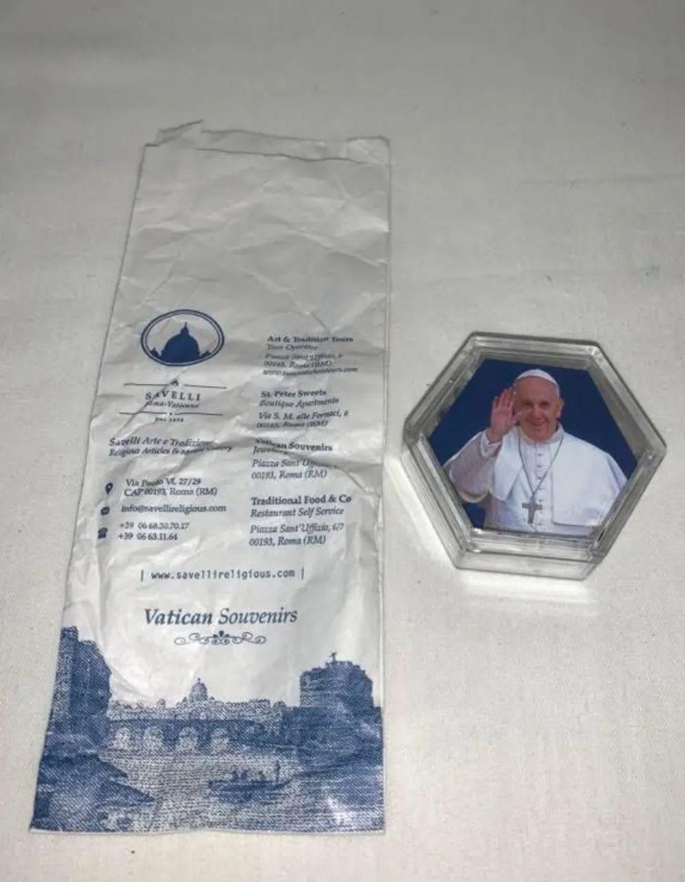 Terço Católico Papa Francisco Original Savelli Vaticano  - Foto 5