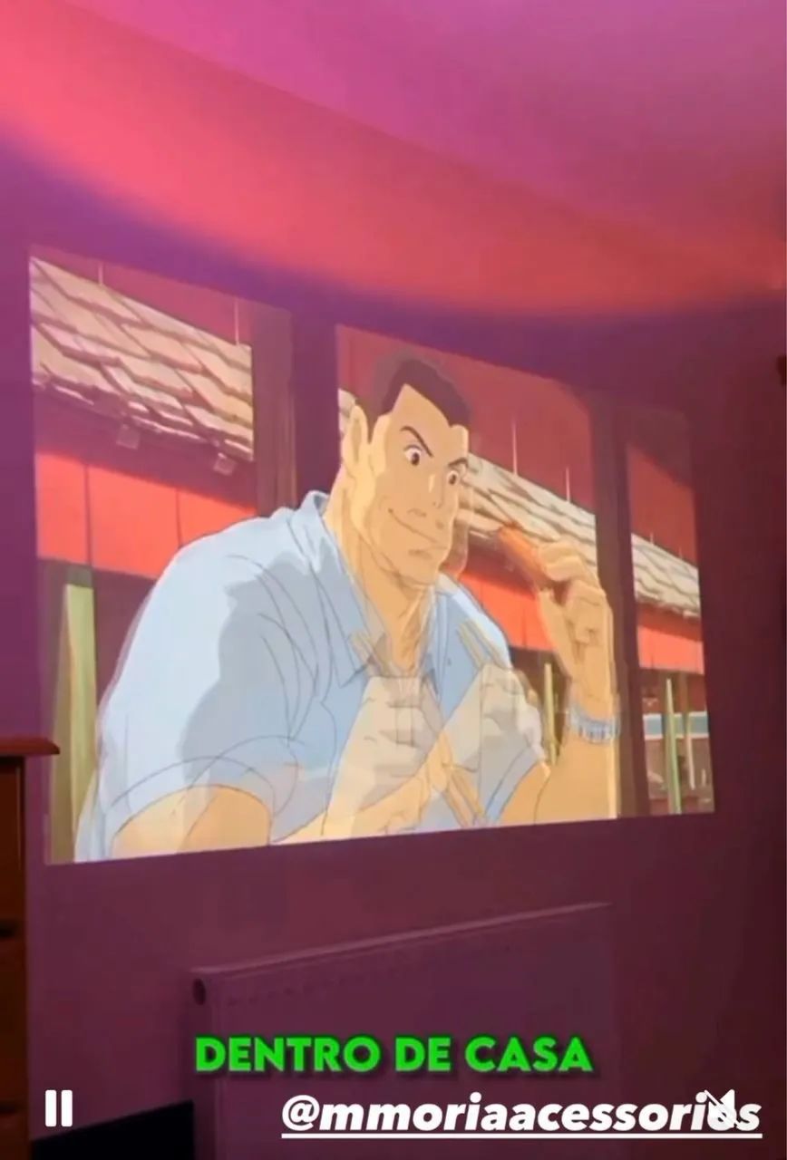 Projetor de imagens 5G Wi-Fi Bluetooth Android 4K Full HD  - Foto 3