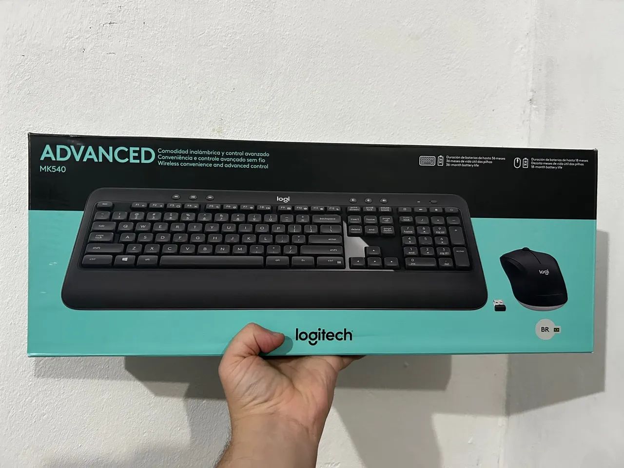 Kit Teclado e Mouse ADVANCED Logitech