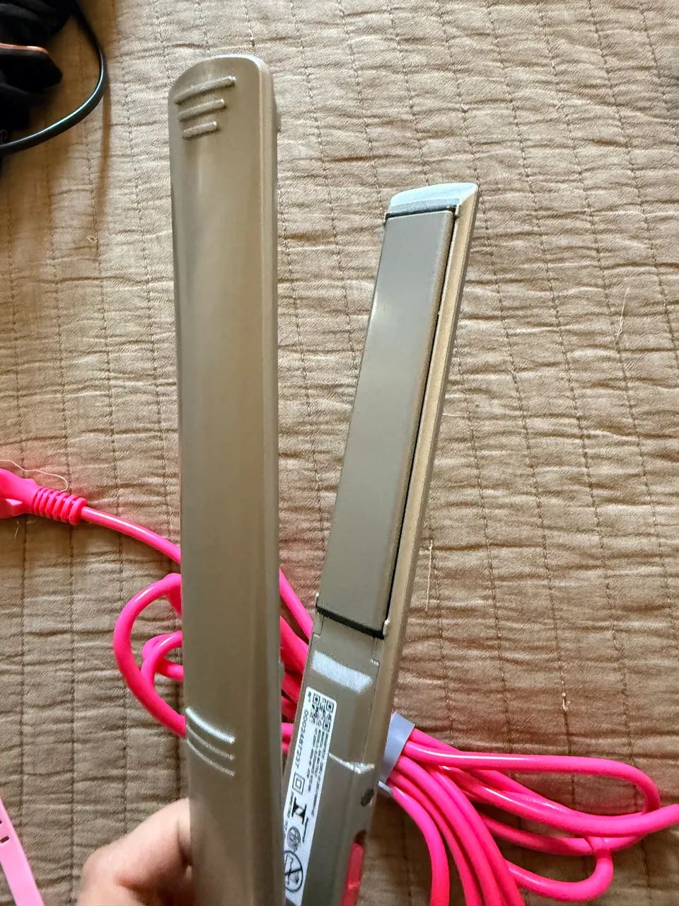 Chapinha/prancha De Cabelo Gama New Lumina Tourmaline Ion Cinza 127/220v - Foto 6