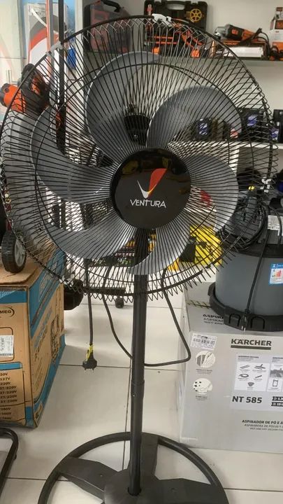 VENTILADOR DE COLUNA PRETO BIVOLT 50CM - DELTA