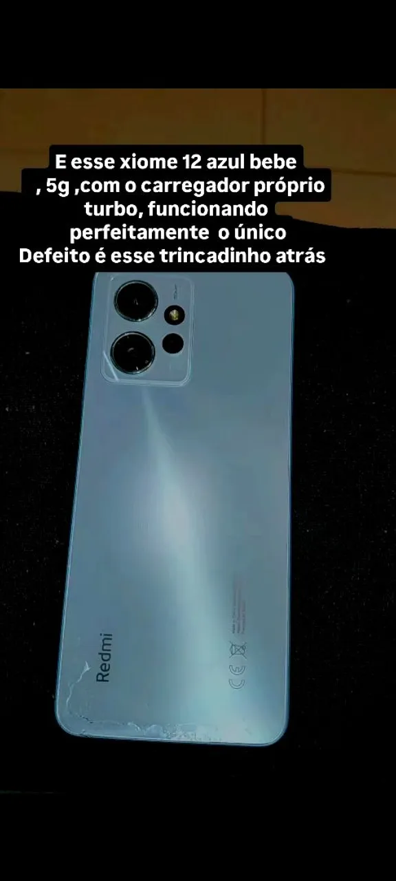 Xiome funcionando perfeitamente ,o único defeito é um trincadinho atrás