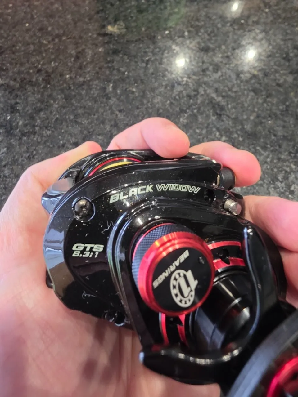  Carretilha Marine Sports Lubina Black Widow GTS 8.3:1