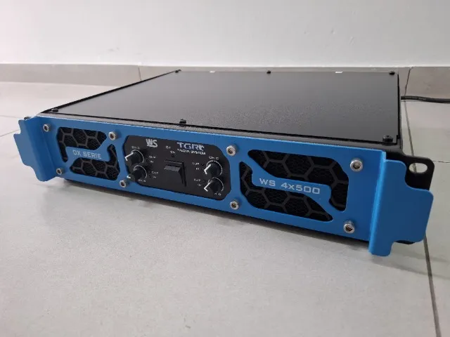 Amplificador Taigar System DX Series 4X500 - Outlet Seminovo Zerado.