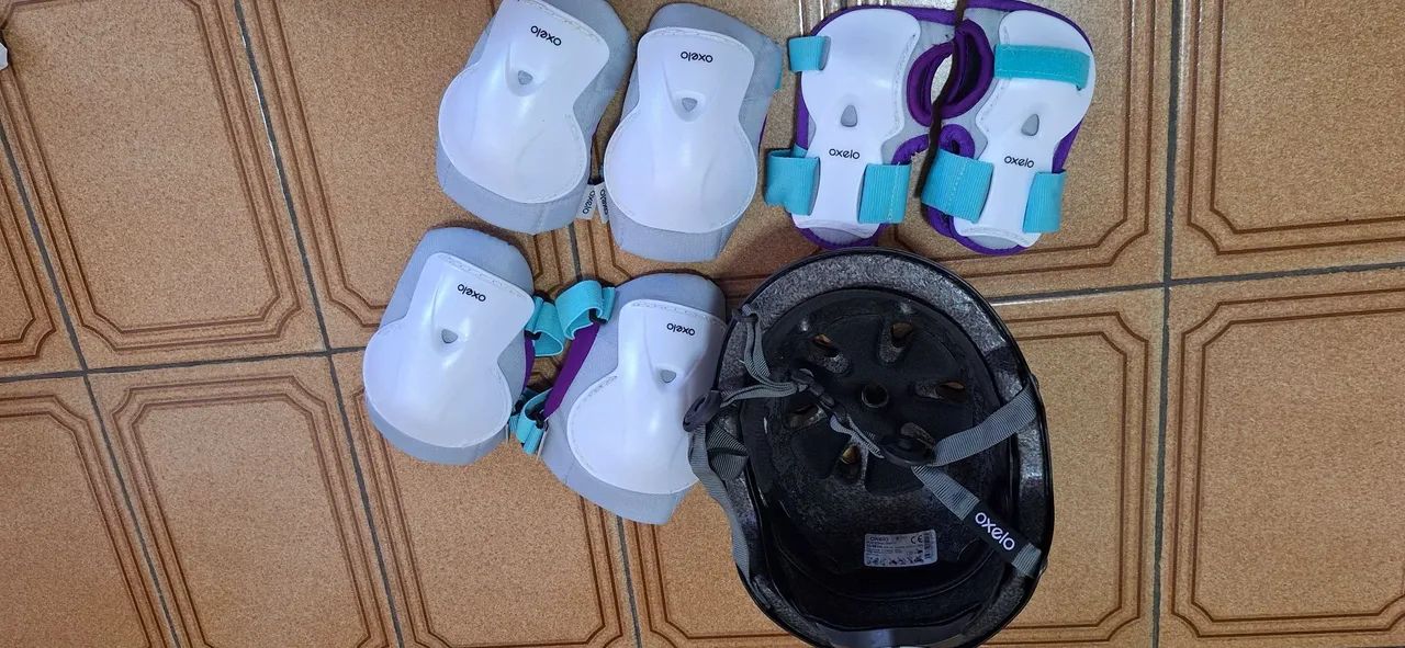 Patins Roller Ajustável + Acessórios  - Foto 4