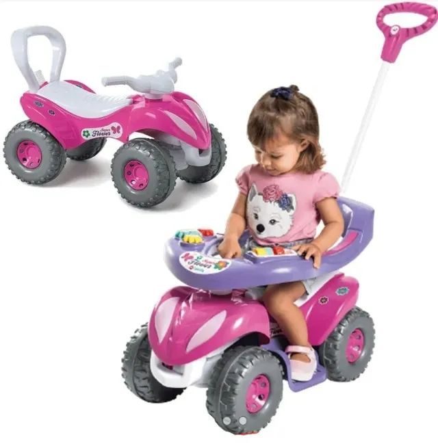 Carrinho Andador Calesita Super Flower - Estimula os Primeiros Passos
