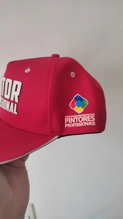 Boné Vermelho Pintor Profissional  - Foto 5