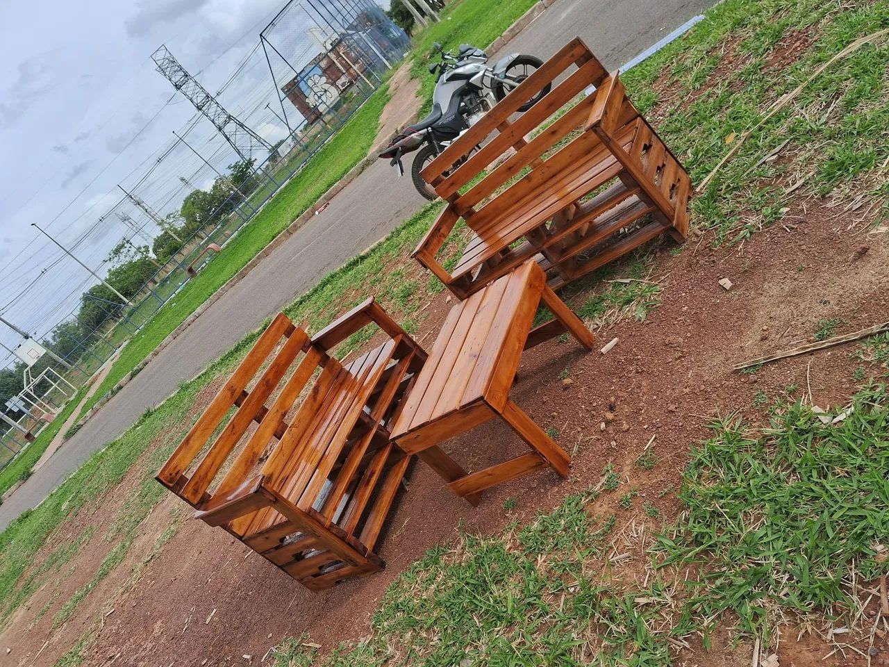 Jogo 03 peças ! Feito com pallet 463757501049098241