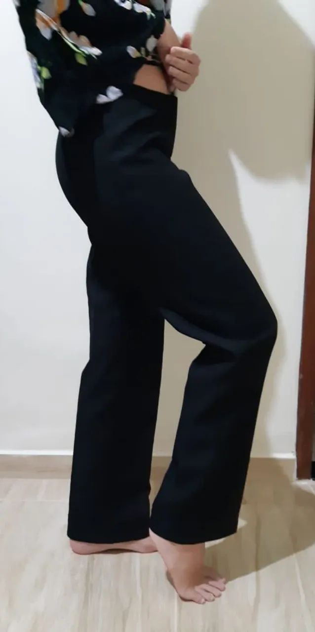 CALÇA SOCIAL PRETA FEMININA - Foto 2