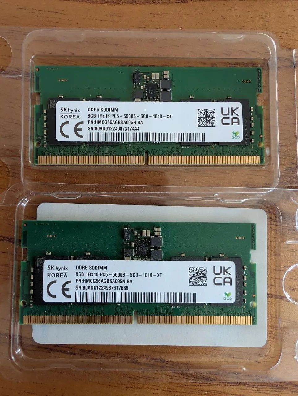 16GB Memoria Ram DDR5 SODIMM  Hynix notebook 2x 8GB