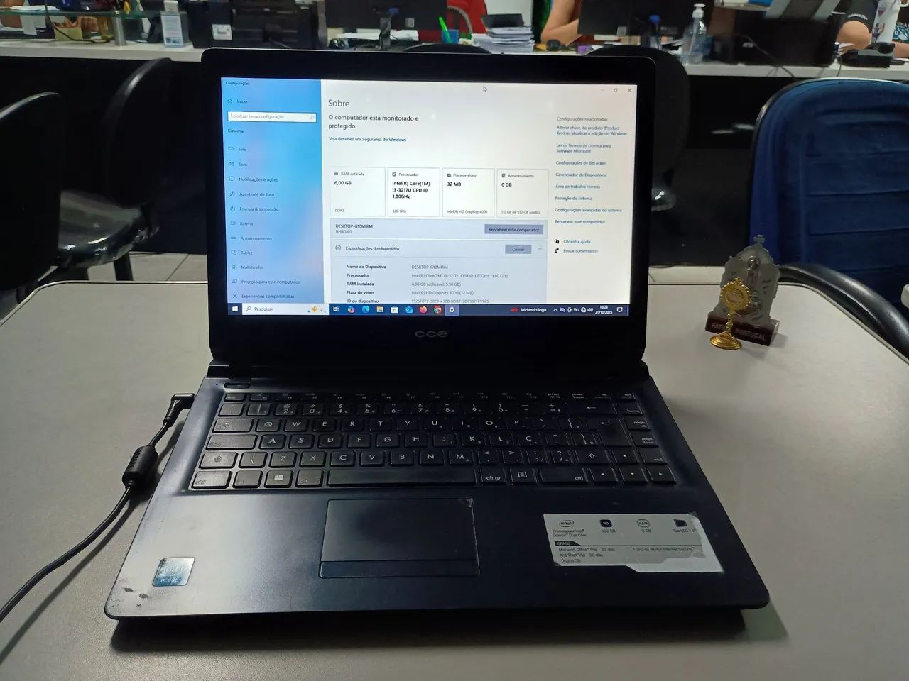 Notebook 1 terá de memória  - Foto 5