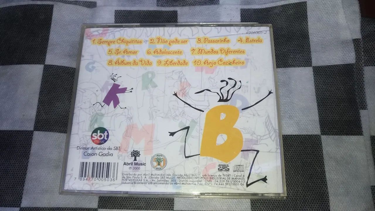 Cd Chiquititas 5, sem o encarte frontal, bom  estado. - Foto 2