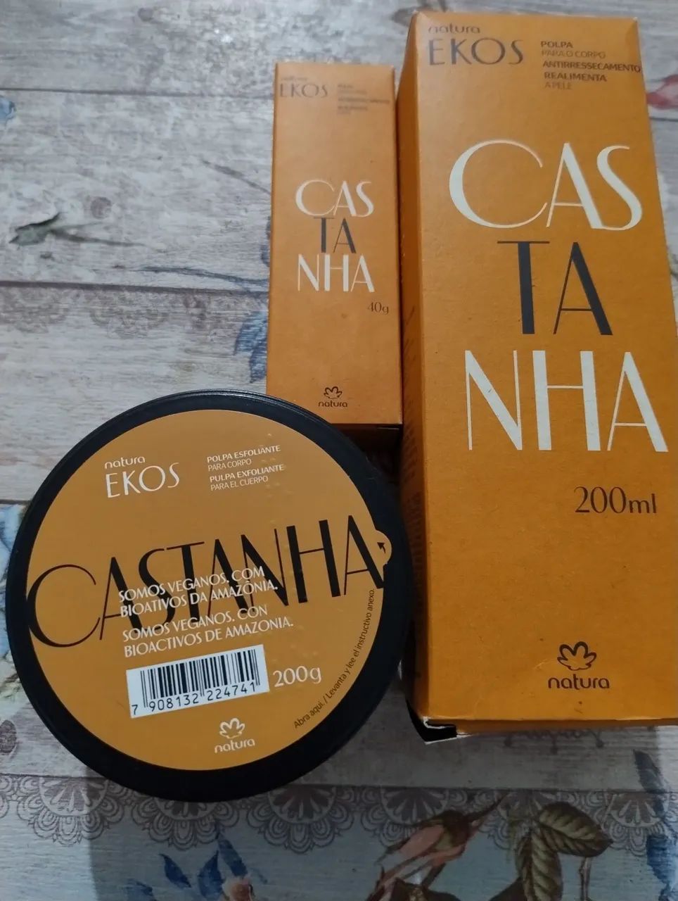 Kit Natura Ekos Castanha - 3 produtos