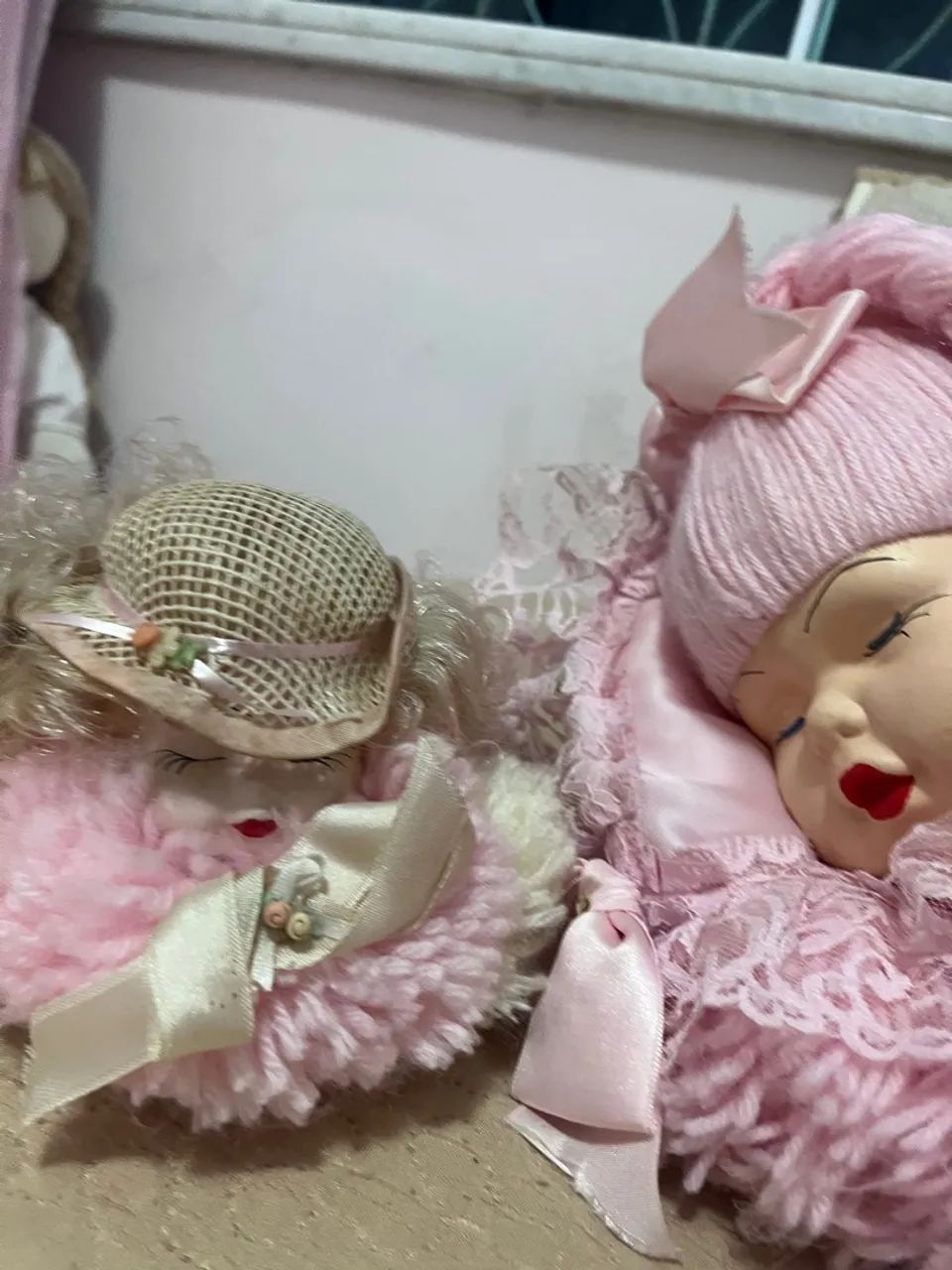 Bonecas dorminhocas.