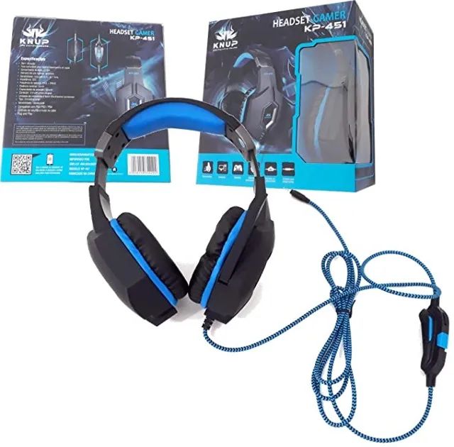 Headset Gamer Knup KP-451 P3 Ideal P/ Celular e Console (PS4 e Xbox) -WZetta - Foto 6