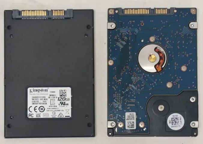 SSD Sata 120 Gb Kingston + HD Notebook HGST 1tb - Foto 2