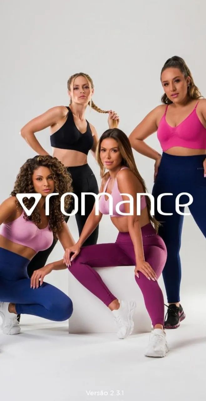 Conjunto de Leggings e Top para Academia e Camisas Masculina - Romance