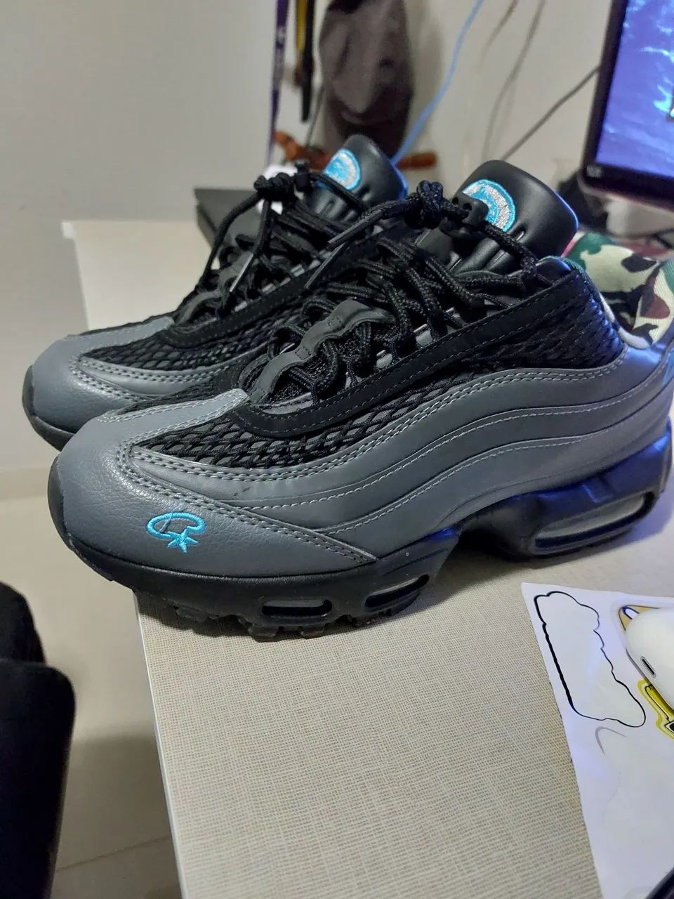 Air max 95 x Corteiz  Agean storm - Foto 4