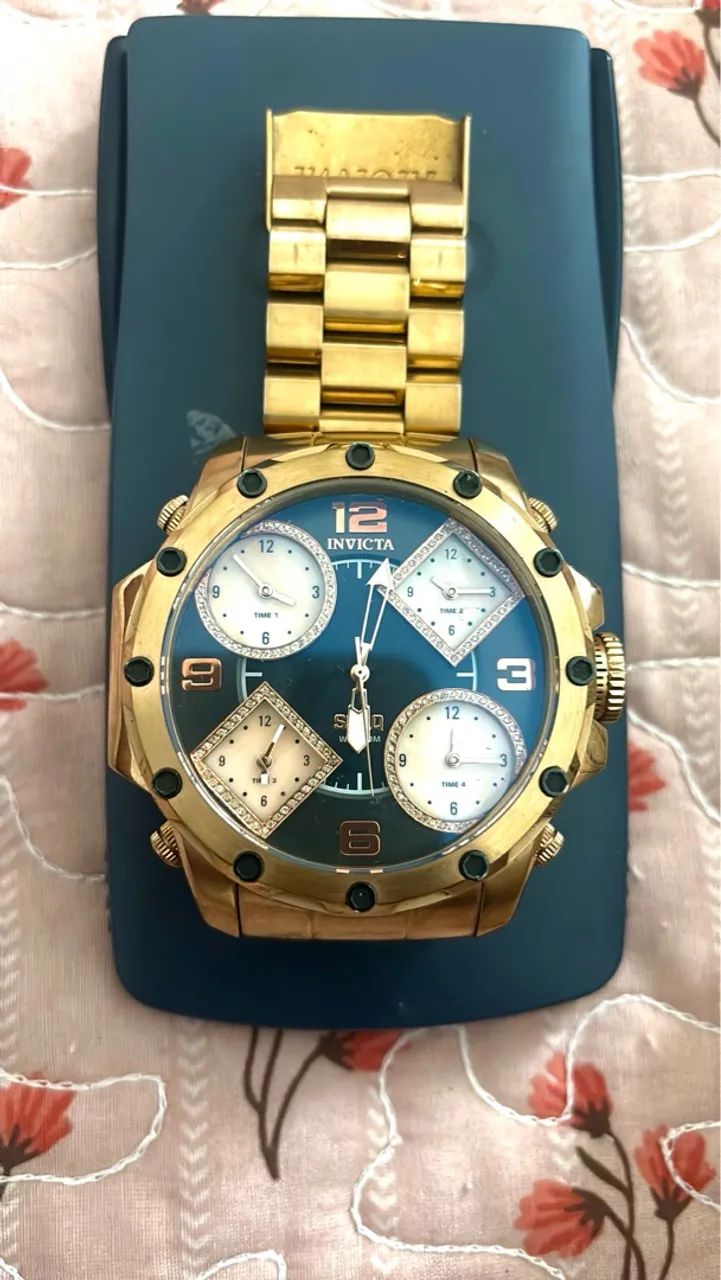 Relógio Invicta Shaq 33868 - Quartz - 58mm - 140 Diamantes - Foto 4