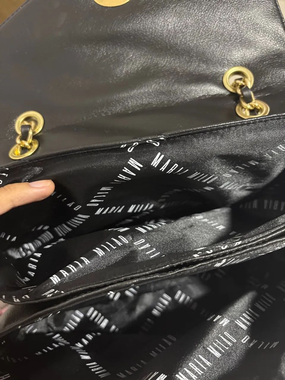 Bolsa preta Maria Milão - Foto 5