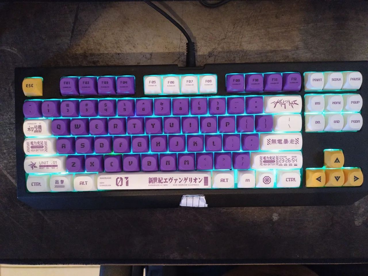 Teclado Razer Blackwidow Chroma V2 Customizado - Foto 6