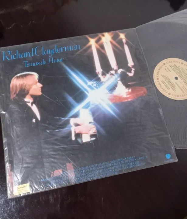 Lp Richard Clayderman -  Temas De Amor -  Disco Vinil