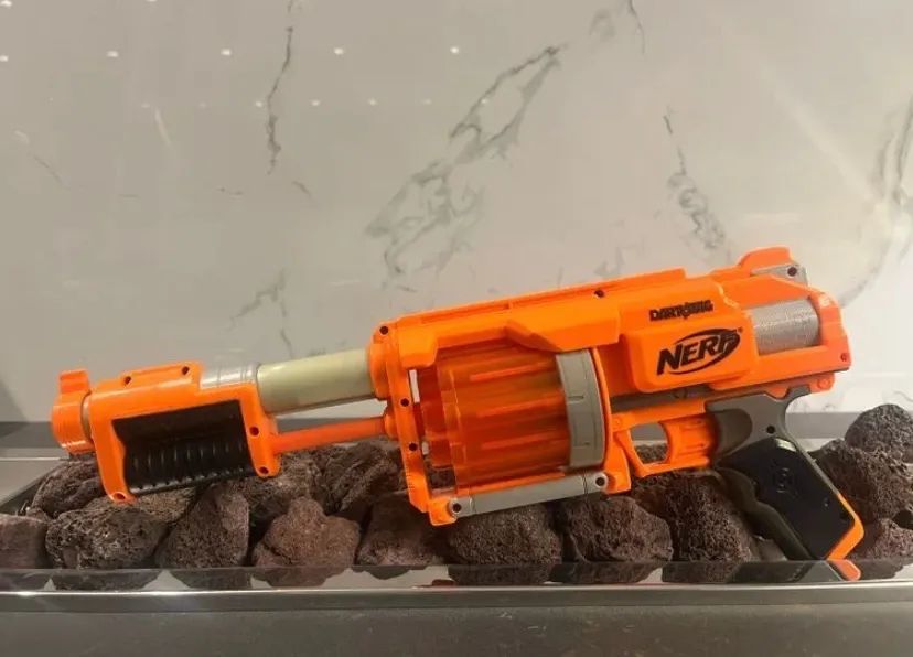 nerf dart tag - lançador com 10 dardos