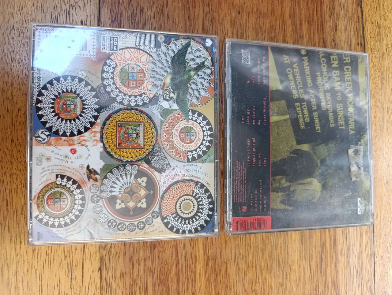 CDs da banda Live - The Distance to Here e Throwing Copper - CDs