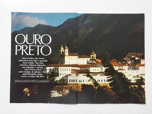 Ouro Preto, MG - Recorte de Turismo da Revista Quatro Rodas