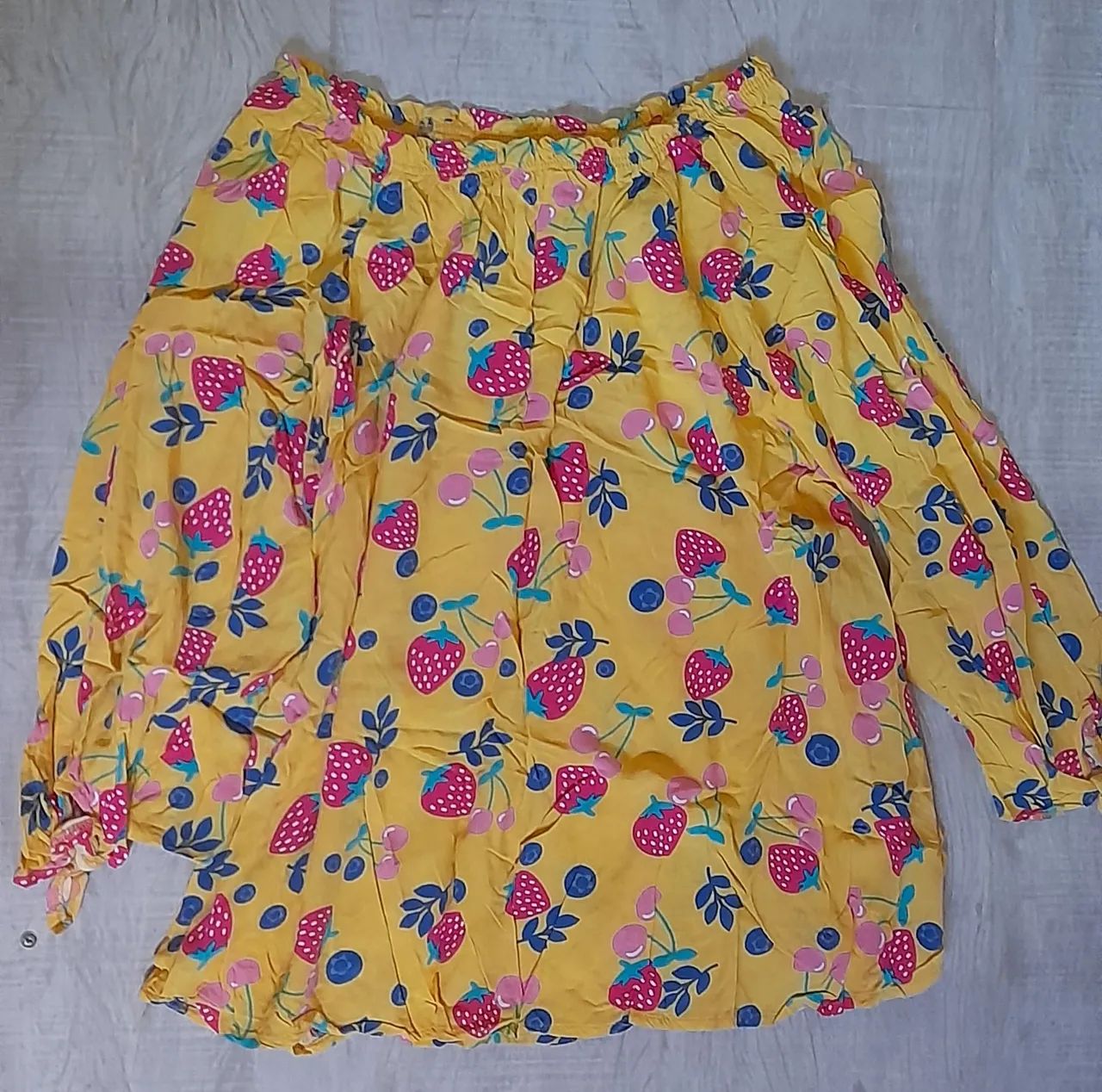 Blusa Infantil Ombro a Ombro