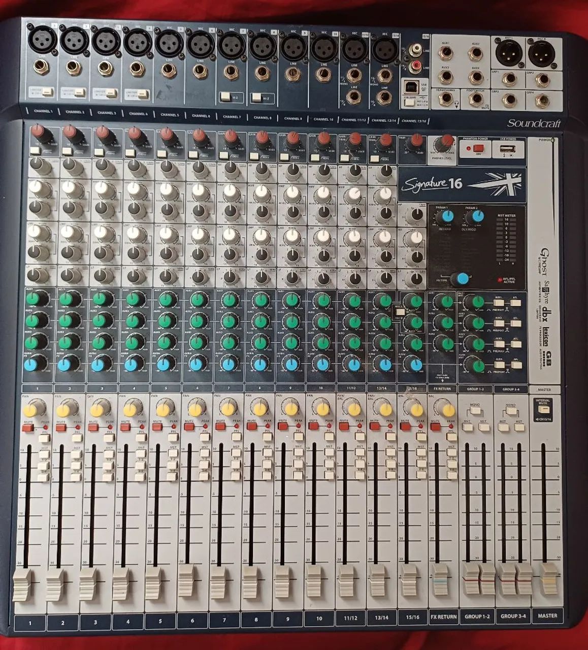 Vendo Mesa de som ( Nova) : Console Soundcraft Signature 16 De Mistura 110v/240v (novo). - Foto 3