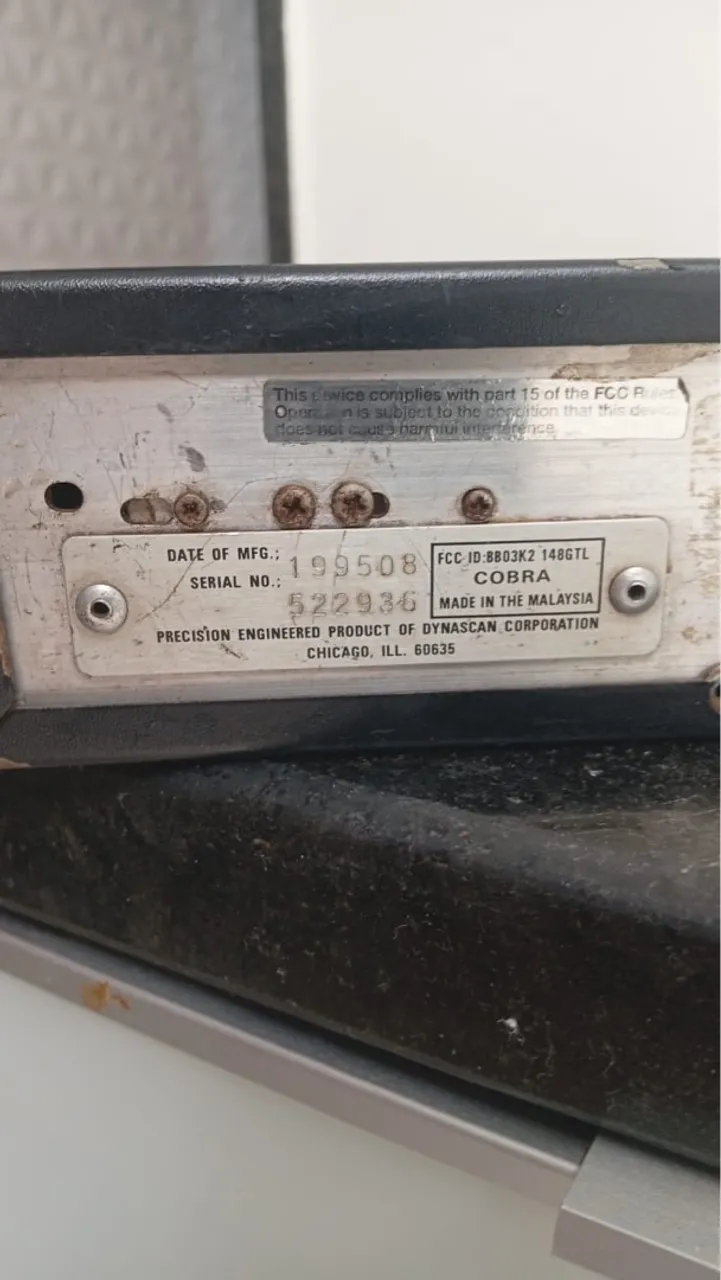 Rádio cobra CB 148 GTL