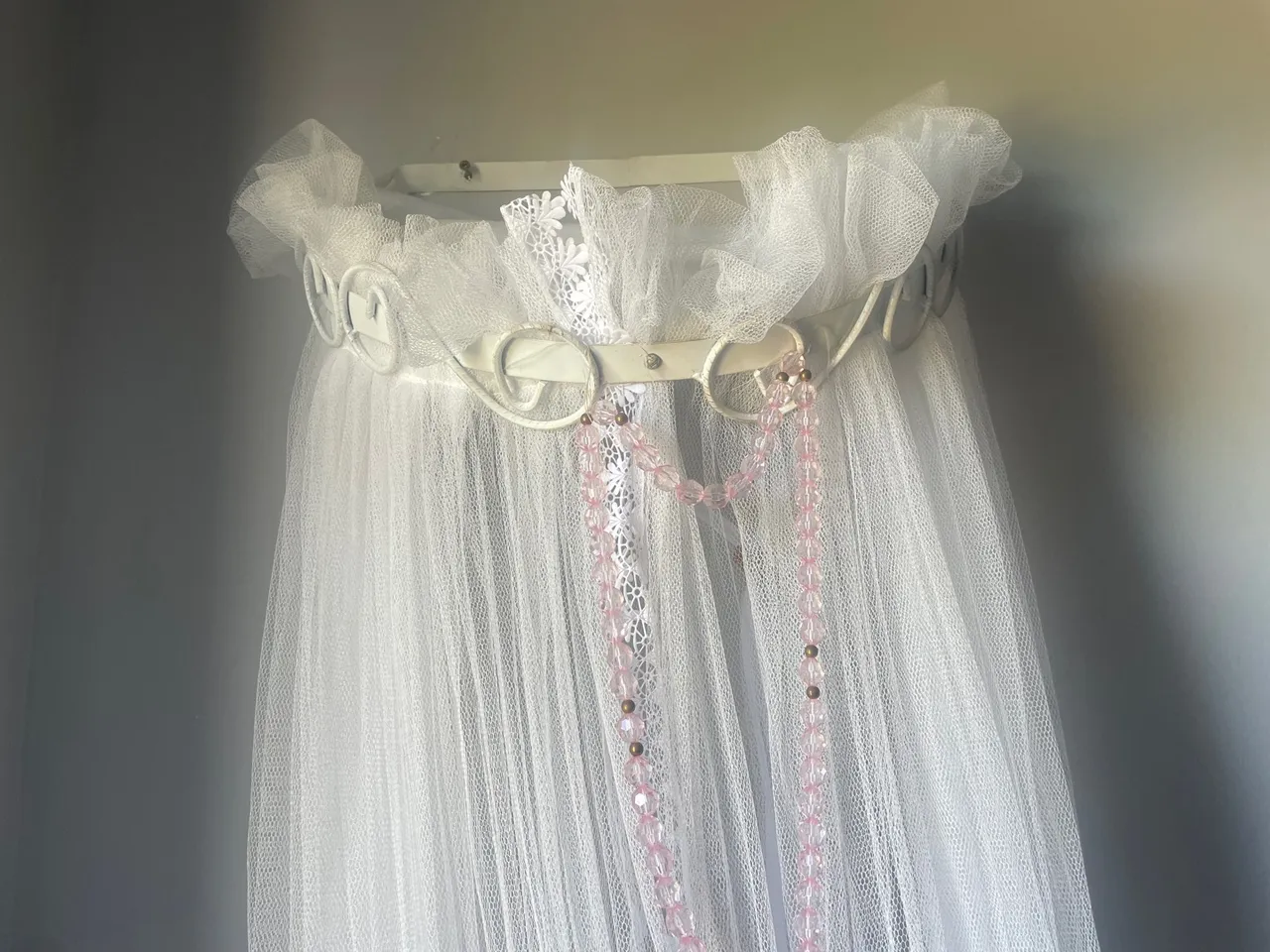 Dossel com Mosquiteiro Decorativo para Berço