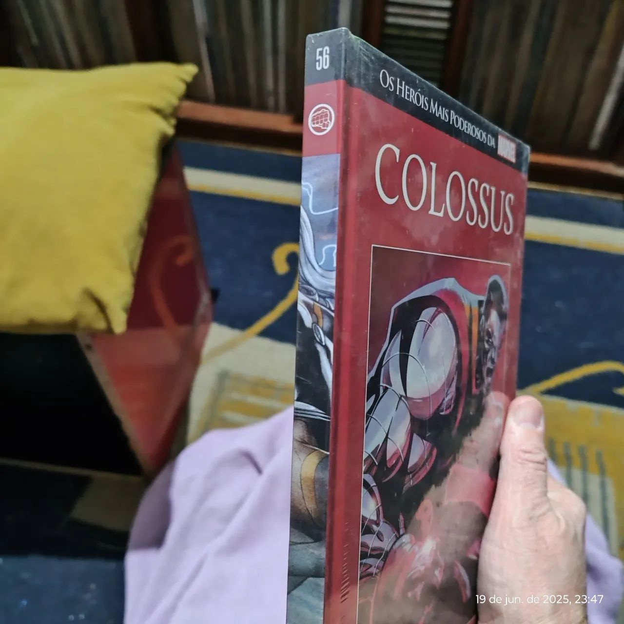 Capa Vermelha nr 56, HQ Colossus - Os Heróis Mais Poderosos da Marvel - Foto 3