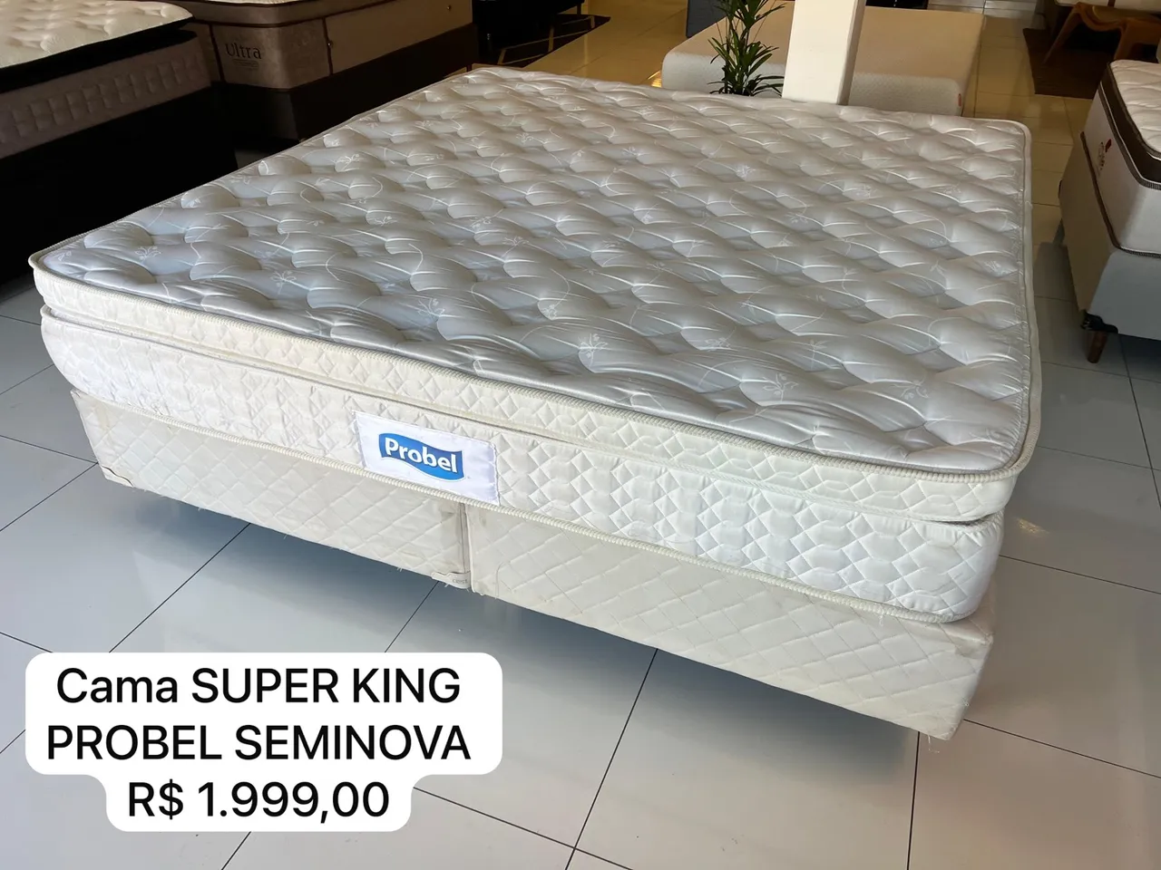 Cama King Size Probel SEMINOVA- ENTREGAMOS
