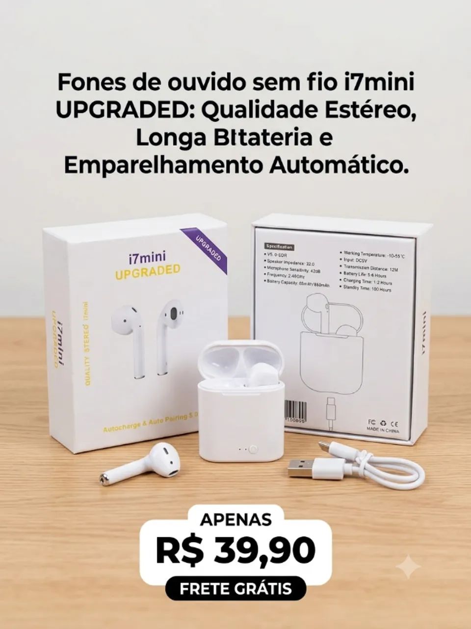 fones de ouvido