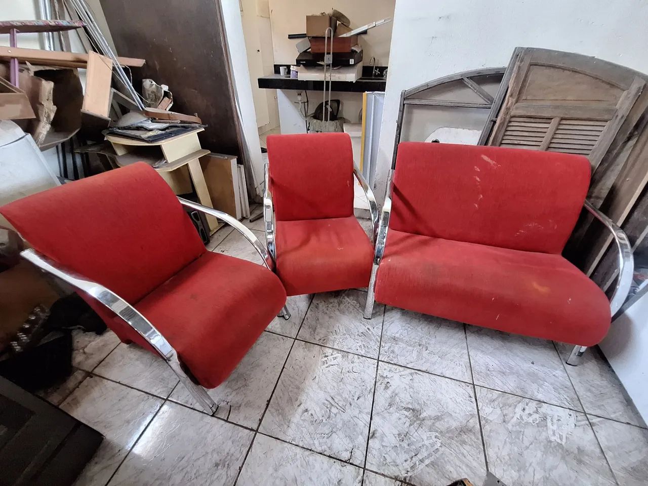 Conjunto de sofá e poltronas  - Foto 3