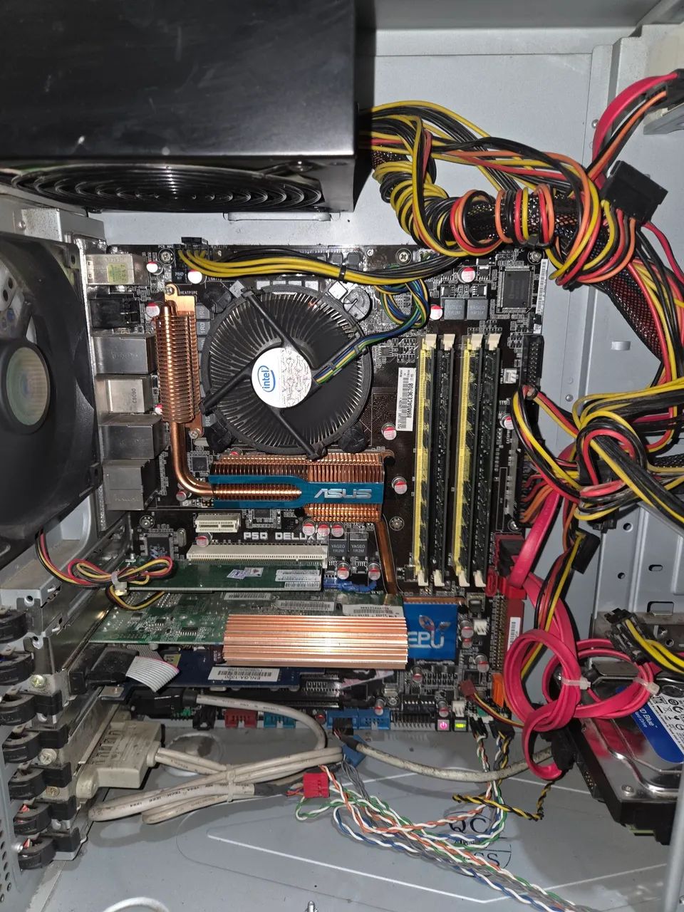 asus p5q deluxe Core2 Q9650＋Mem8G ジャンク Placa mae asus p5q deluxe processador core 2 quad 9550 8 gb