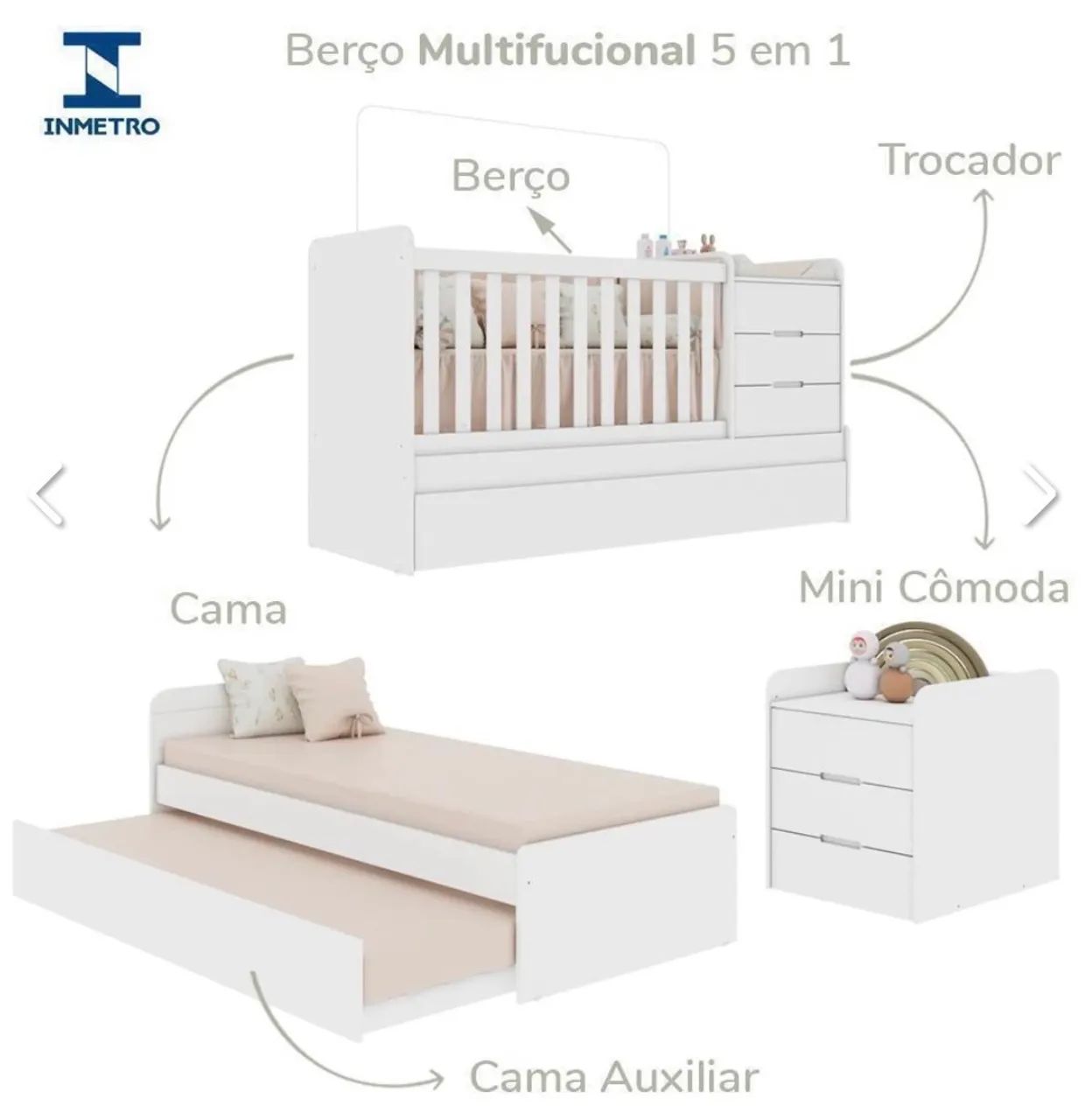 Berço multifuncional  - Foto 2