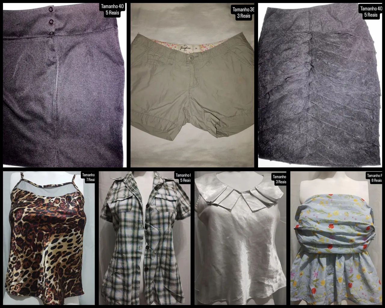 Blusas de 3 a 8 Reais - Foto 2