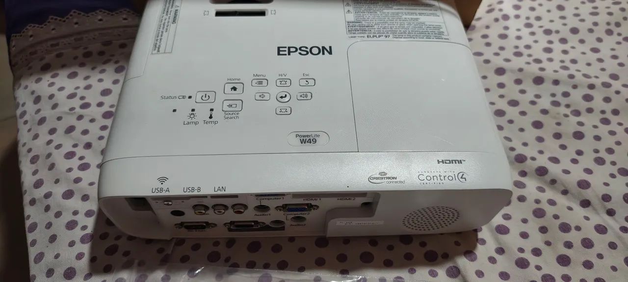 PROJETOR EPSON W49 HDMI (3.400 Lumens) - Foto 2