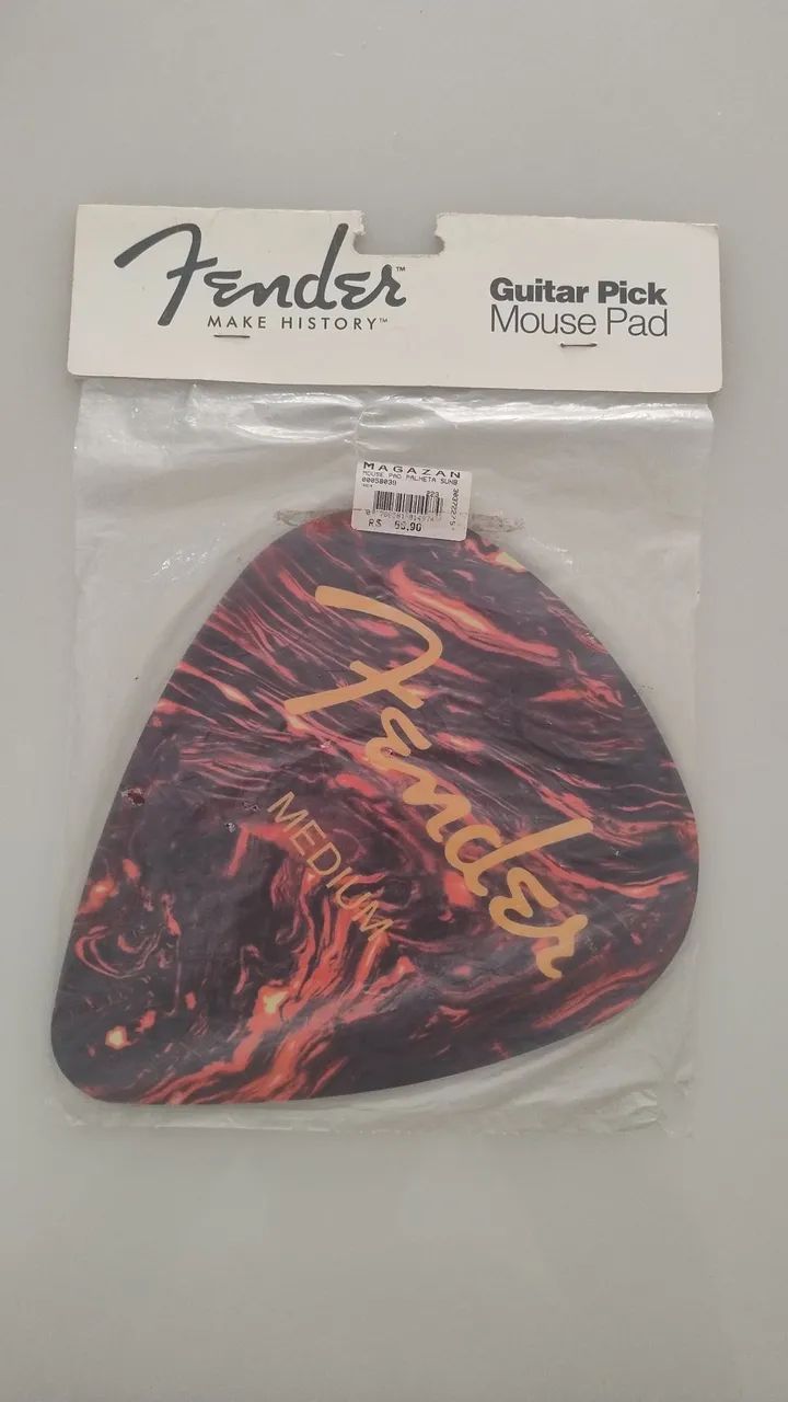 Mouse Pad Palheta Fender.