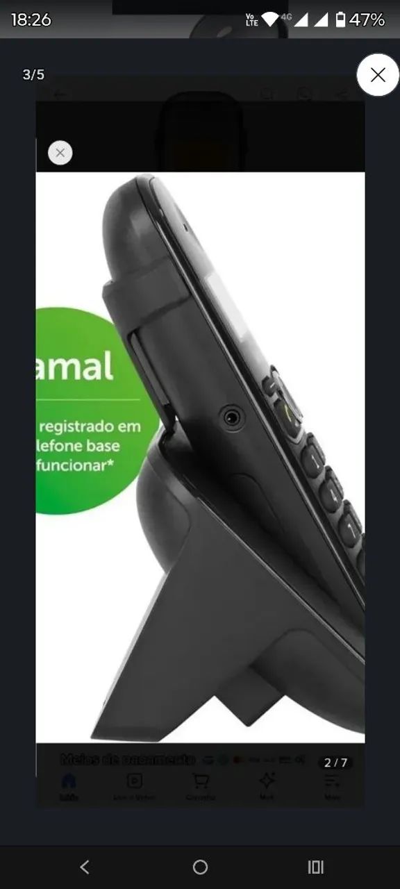 Kit telefone sem fio Intelbras  - Foto 2