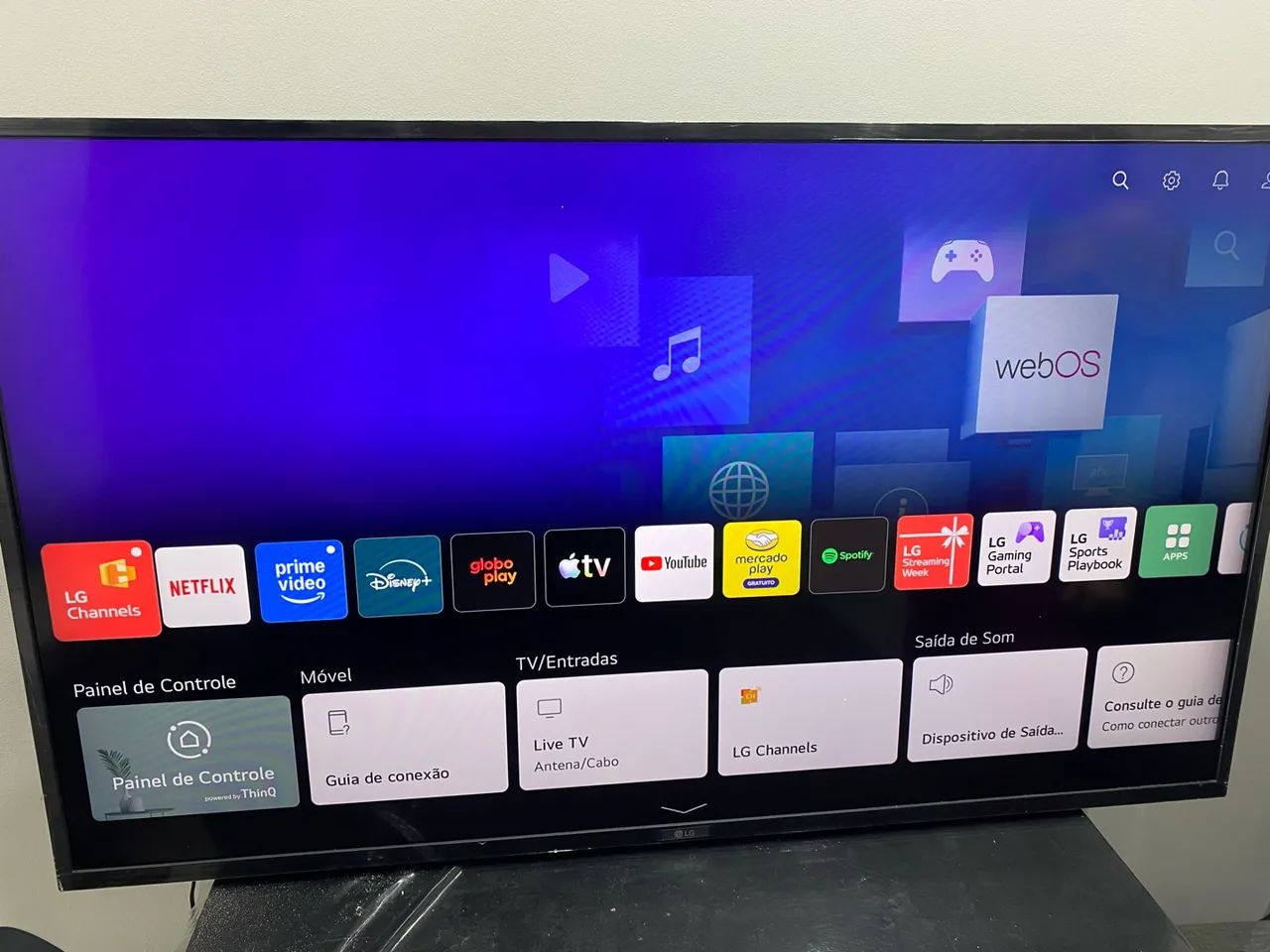 TV 50 polegadas LG - Smart TV - Foto 2