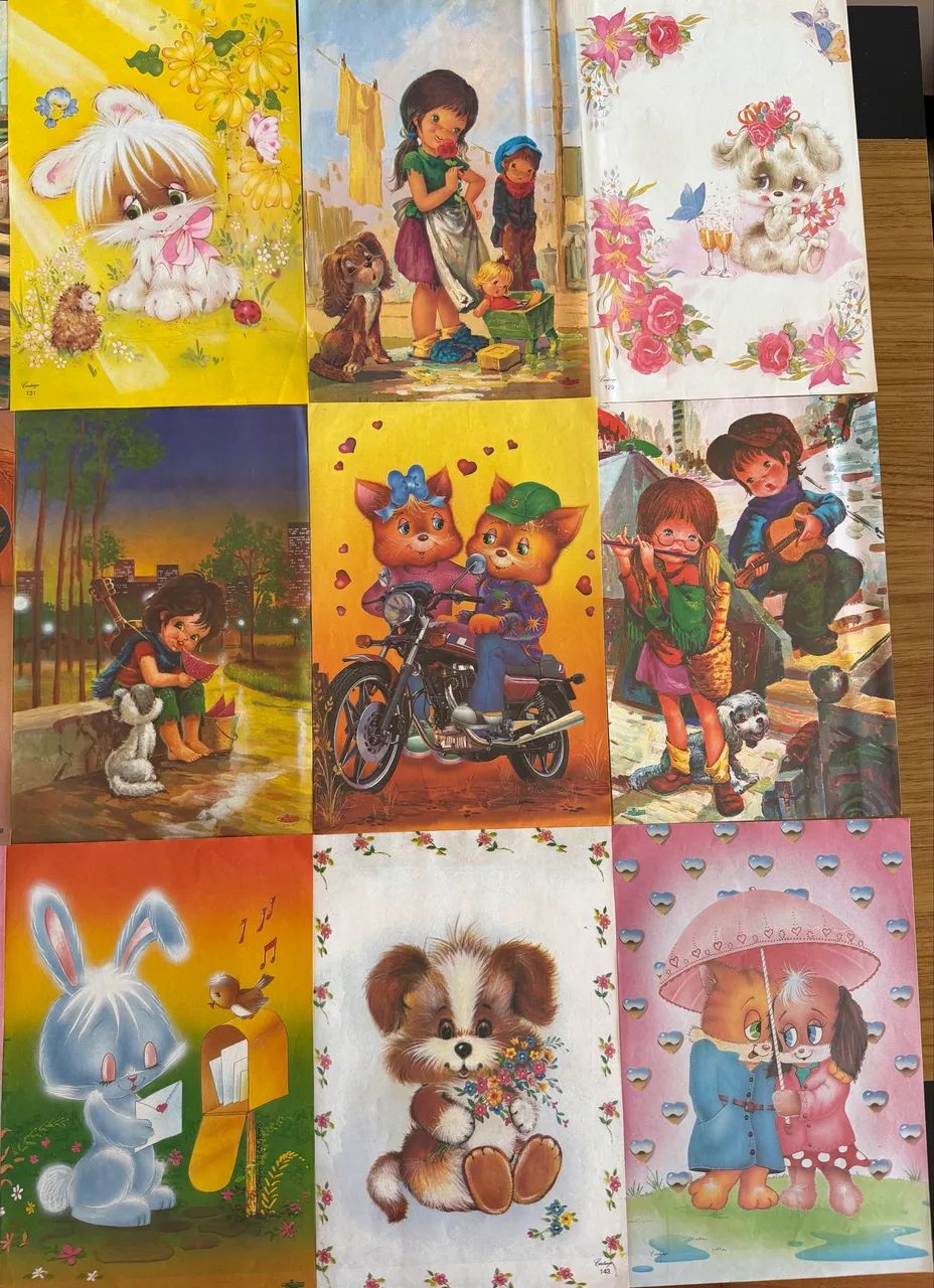 Papel de carta anos 80