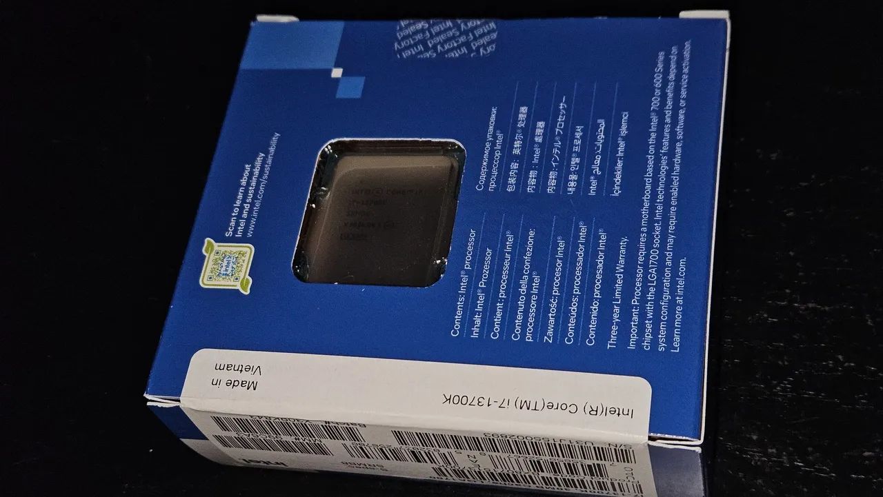 Intel Core i7-13700K - Novo Lacrado com NF - Foto 3