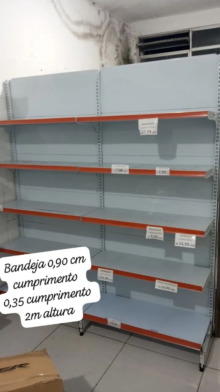Gôndola de canto cada módulo R$ 600,00 - Foto 3