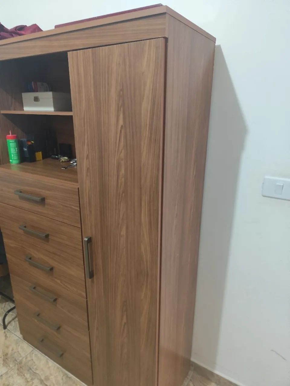 Comoda de MDP 1 porta e 6 gavetas - Foto 3